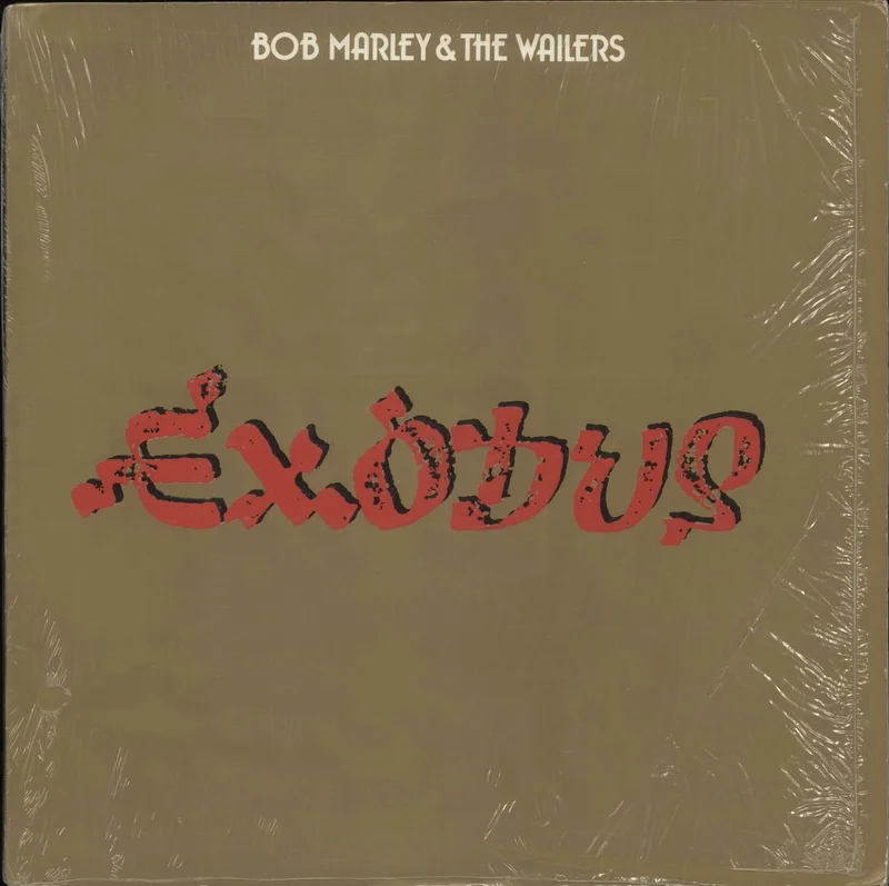 Bob Marley & The Wailers Exodus - 1st - Shrink UK Vinyl LP