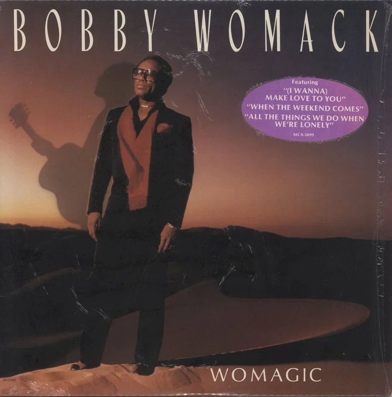 Bobby Womack Womagic - Hype Stickered Shrink US Vinyl LP