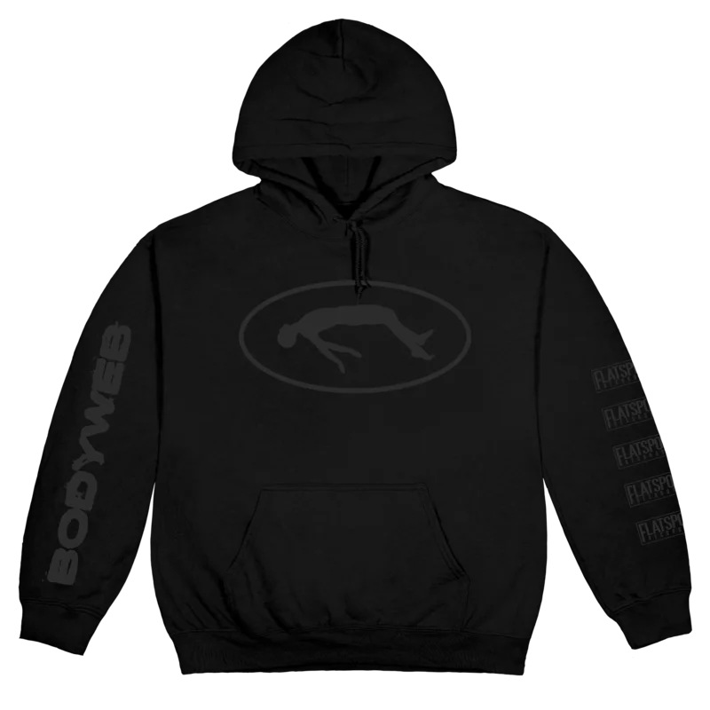 Bodyweb - Black on Black Logo Hoodie