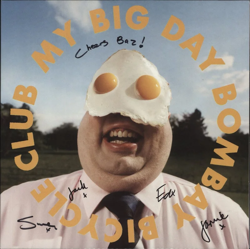 Bombay Bicycle Club My Big Day - Baby Pink Vinyl - Autographed UK Vinyl LP