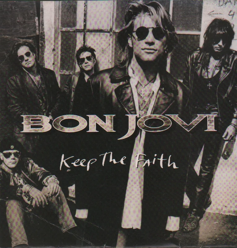 Bon Jovi Keep The Faith - Inj UK 7" vinyl