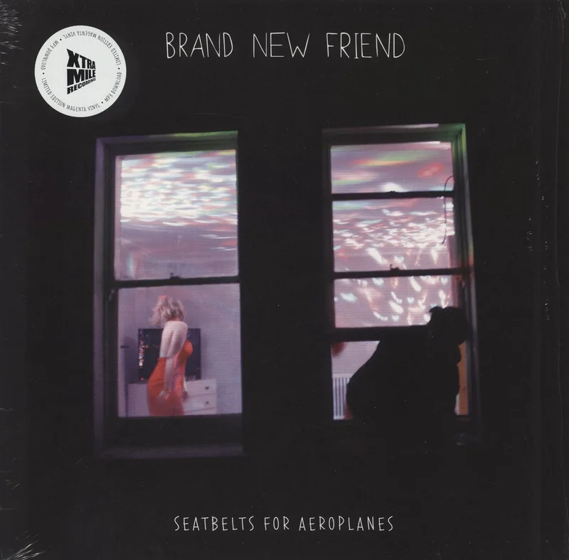 Brand New Friend Seatbelts For Aeroplanes - Magenta Vinyl - Shrink & Hype-sticker UK Vinyl LP