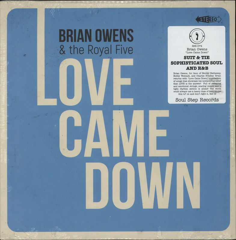 Brian Owens Love Came Down - Sky Blue Marbled Vinyl - Sealed US Vinyl LP