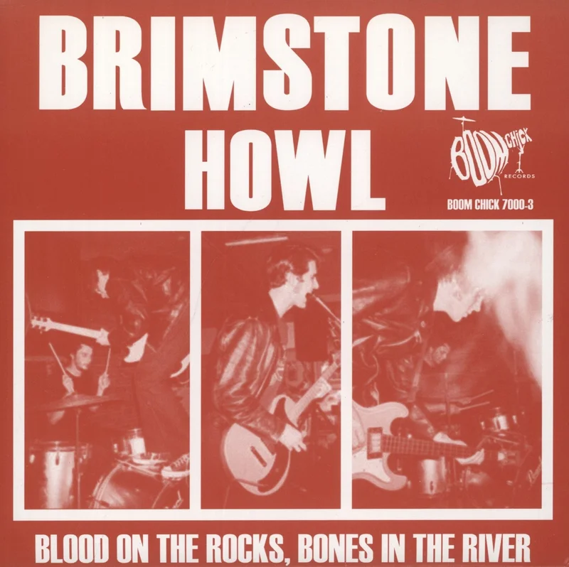 Brimstone Howl Blood On The Rocks, Bones In The River - Cream Mix Vinyl US 7" vinyl