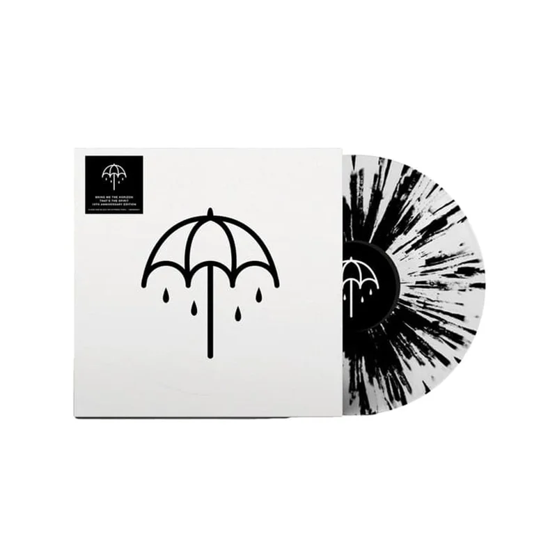 Bring Me The Horizon That's The Spirit - 10th Anniversary Edition - Clear With Black Splatter Vinyl UK Vinyl LP