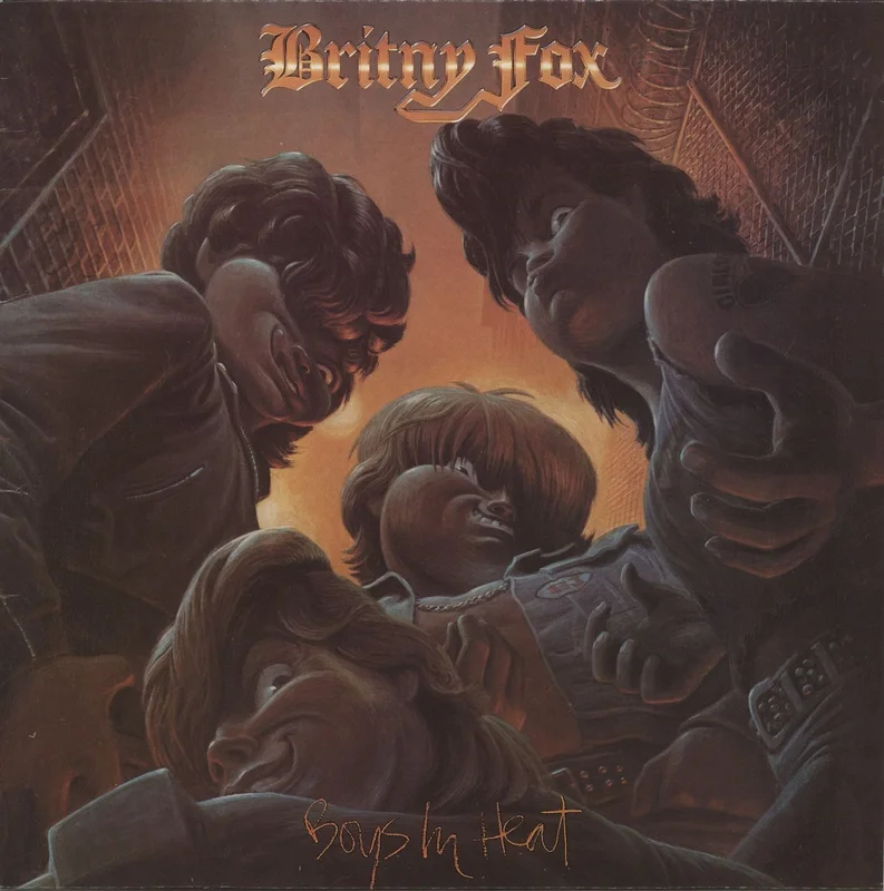 Britny Fox Boys In Heat UK Vinyl LP