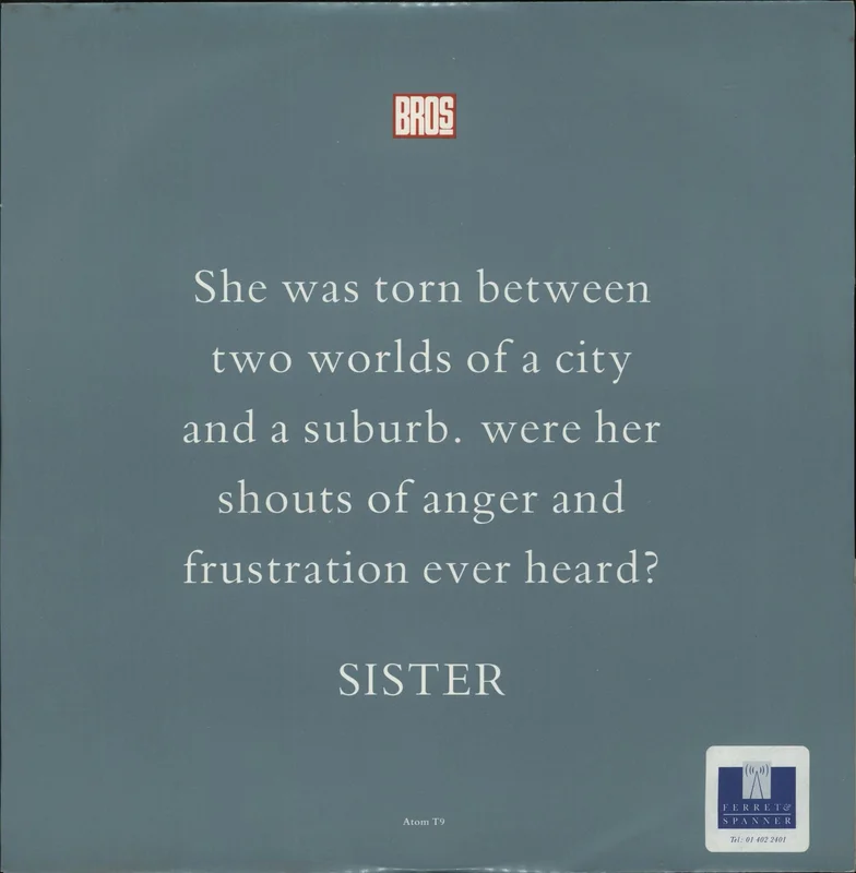 Bros Sister UK Promo 12" vinyl