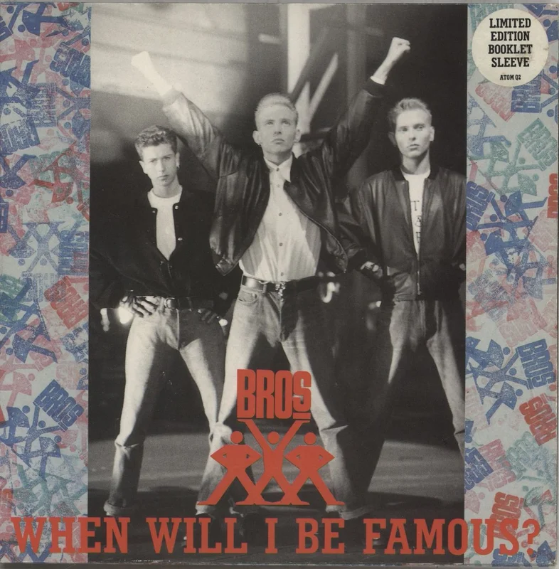 Bros When Will I Be Famous - Gatefold P/s UK 7" vinyl