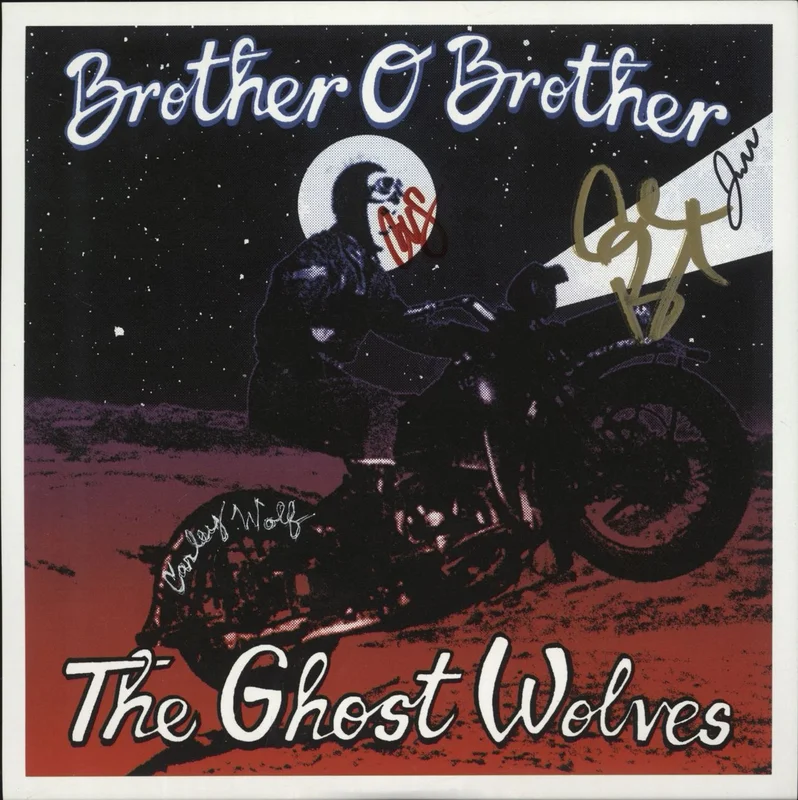 Brother O'Brother Split - Cosmic Patriot Vinyl - Autographed US 7" vinyl