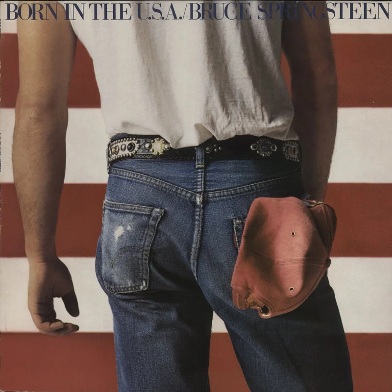 Bruce Springsteen Born In The U.S.A. - 1st + Insert - EX UK Vinyl LP