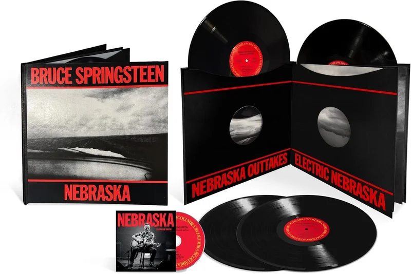 Bruce Springsteen Nebraska '82: Expanded Edition - 4LP + Blu-Ray - Hardbook Package - Sealed UK Vinyl box set
