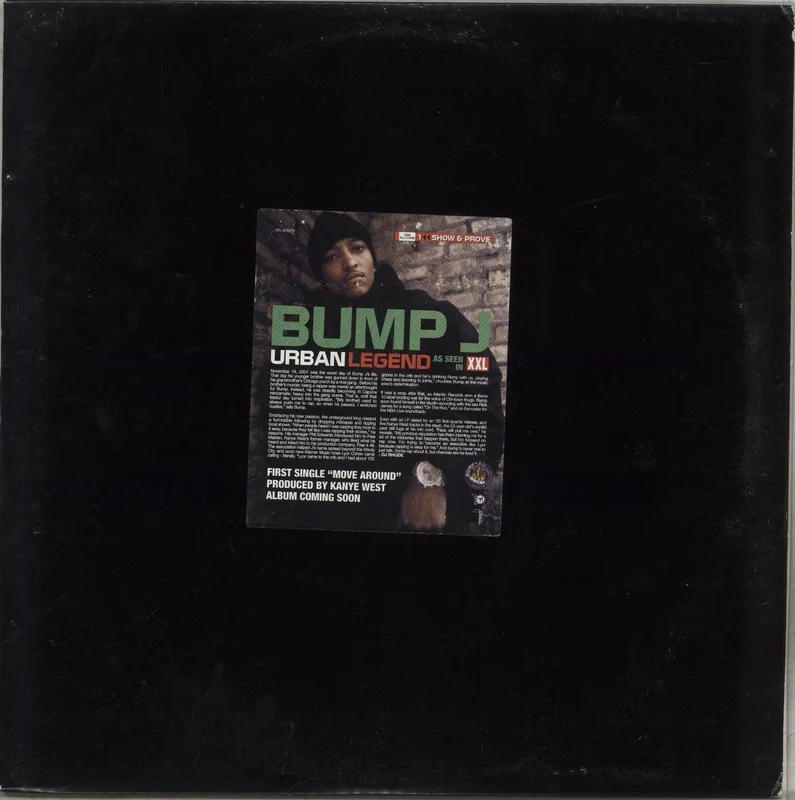 Bump J Move Around US Promo 12" vinyl