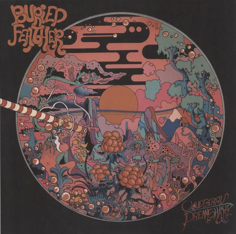 Buried Feather Cloudberry Dreamshake - 180 Gram Orange/Red 'Cloudjam' Vinyl - Numbered German Vinyl LP
