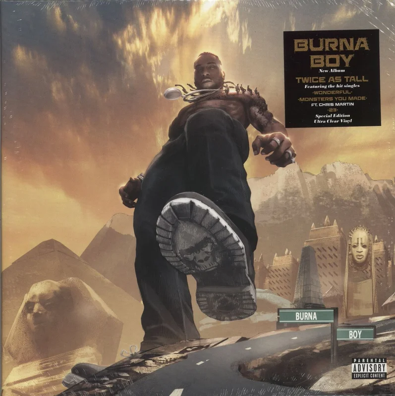 Burna Boy Twice As Tall - Ultra Clear Vinyl - Sealed UK 2-LP vinyl set