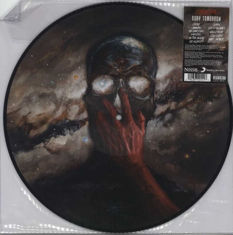 Bury Tomorrow Cannibal + Autographed Print UK Picture disc LP