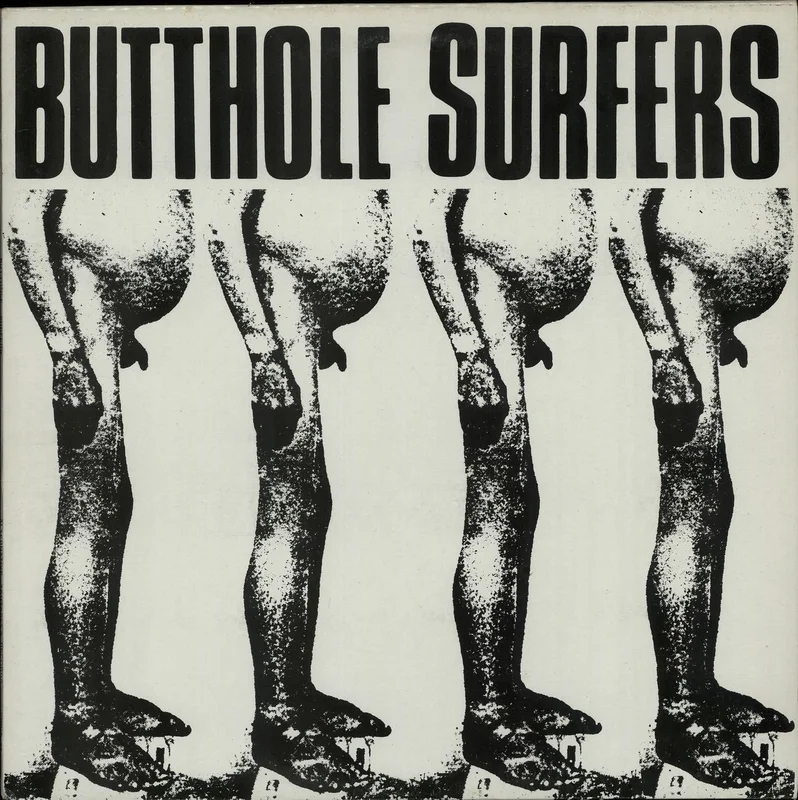 Butthole Surfers Butthole Surfers EP - Black Artwork UK 12" vinyl