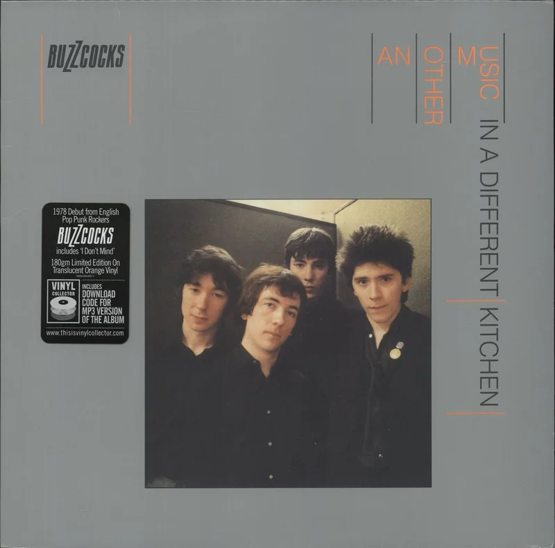 Buzzcocks Another Music In A Different Kitchen - 180gm Orange Vinyl - Sealed UK Vinyl LP