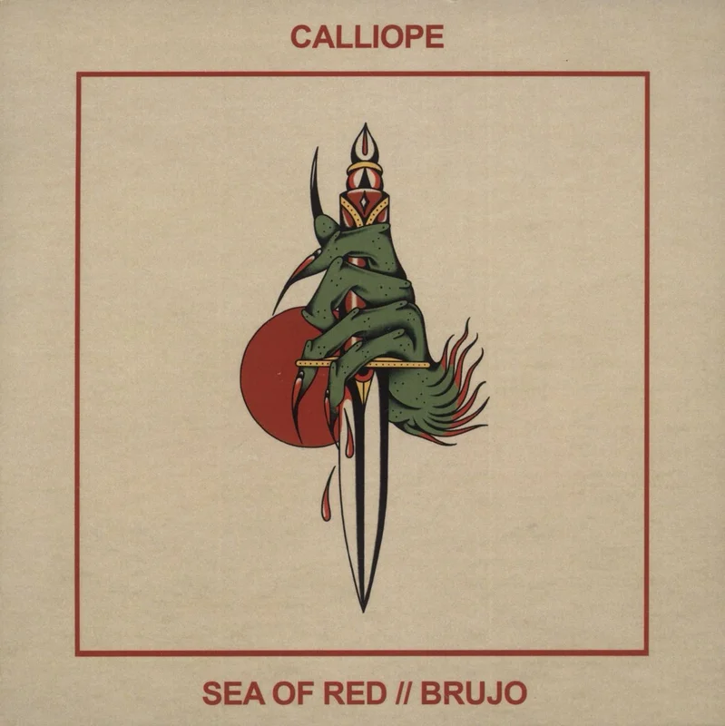 Calliope Sea Of Red / Brujo - Sand Filled Vinyl US 7" vinyl