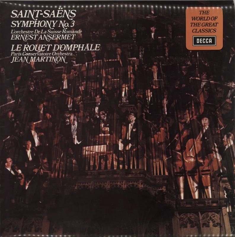 Camille Saint-Sans Saint-Sans: Symphony No.3 / Le Rouet D'Omphale UK Vinyl LP