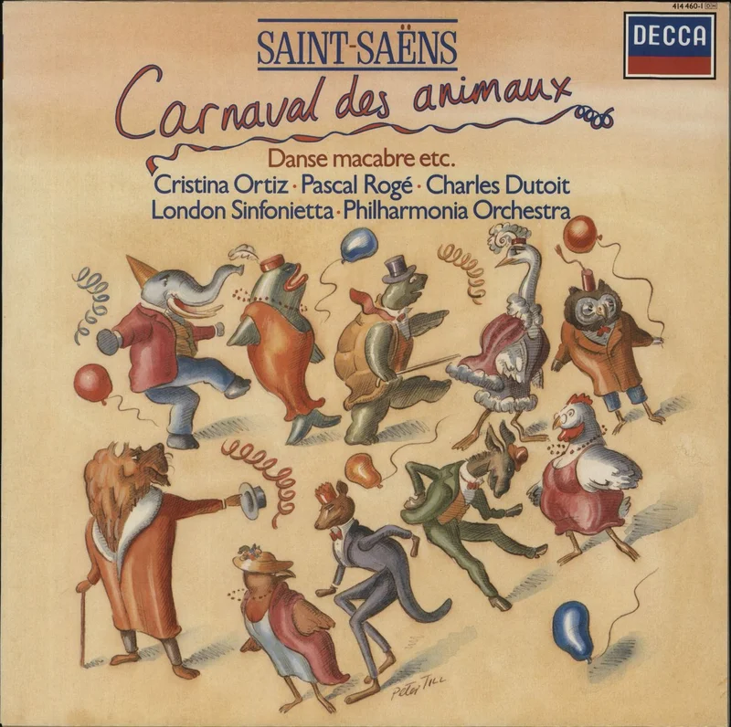 Camille Saint-Sans The Carnival of the Animals / Danse Macabre Dutch Vinyl LP