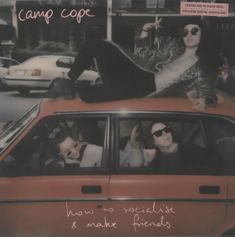 Camp Cope How To Socialise and Make Friends - Red in Clear Vinyl UK Vinyl LP