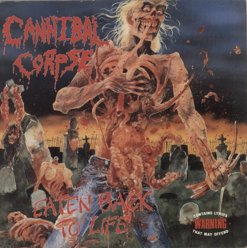 Cannibal Corpse Eaten Back To Life UK Vinyl LP