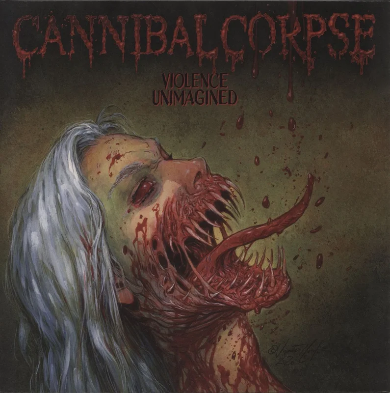 Cannibal Corpse Violence Unimagined - Burnt Skin Marbled Vinyl Austrian Vinyl LP