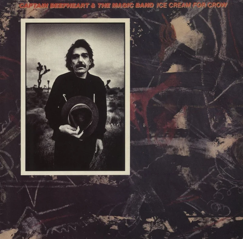 Captain Beefheart & Magic Band Ice Cream For Crow + Inner - VG UK Vinyl LP