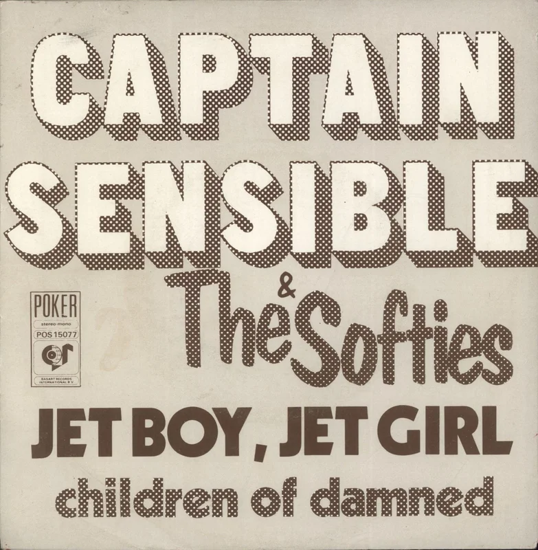 Captain Sensible Jet Boy Jet Girl Dutch 7" vinyl