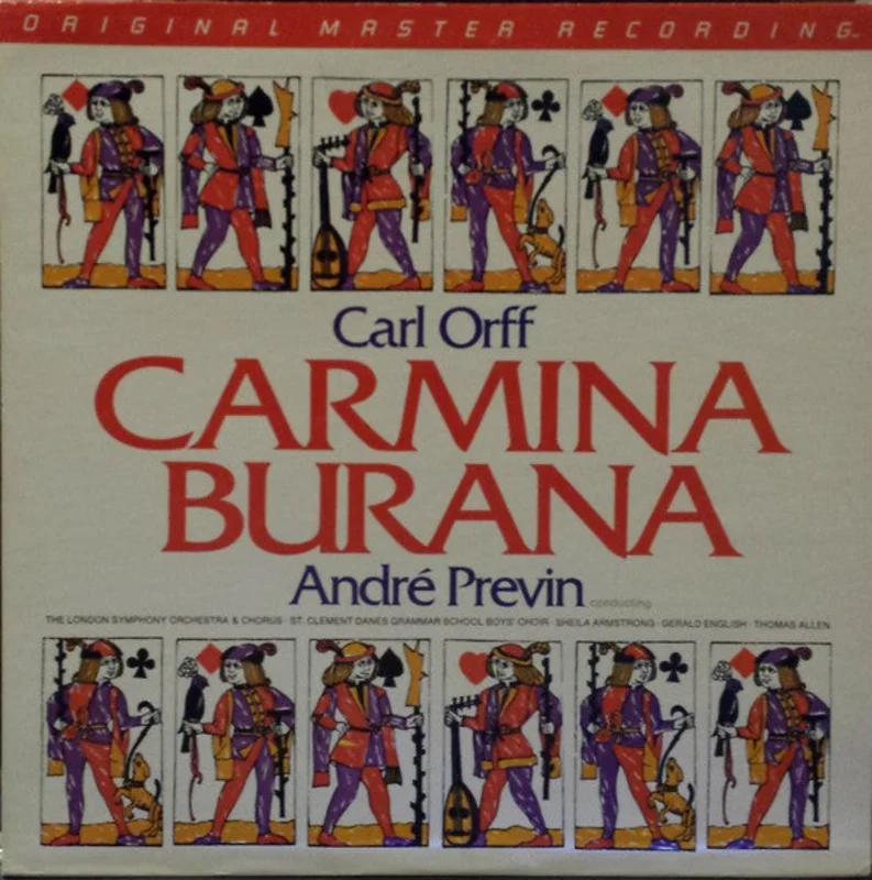 Carl Orff, Andr Previn, London Symphony Orchestra, London Symphony Chorus, St. Clement Danes Grammar School Boys' Choir, Sheila Armstrong, Gerald English, Thomas Allen - Carmina Burana
