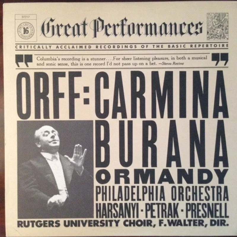 Carl Orff, The Philadelphia Orchestra, Eugene Ormandy - Carmina Burana