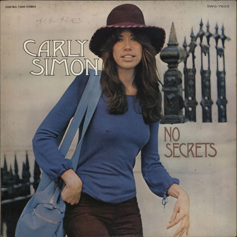 Carly Simon No Secrets Japanese Promo Vinyl LP