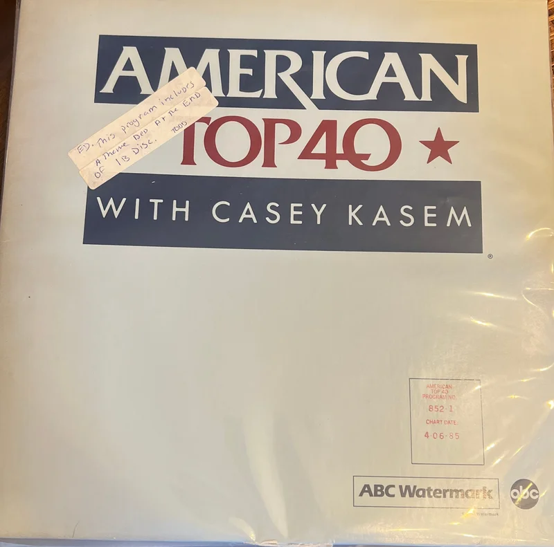 Casey Kasem - American Top 40 With Casey Kasem 04/06/85 - 8521