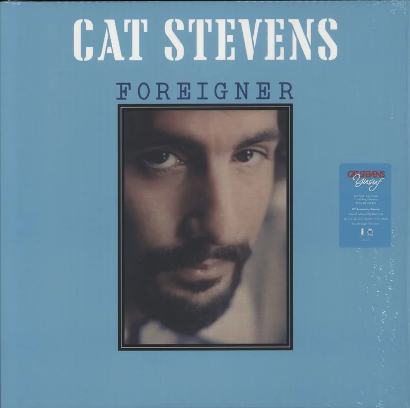 Cat Stevens Foreigner - 50th Anniversary Remaster - Colour Cover Artwork UK Vinyl LP