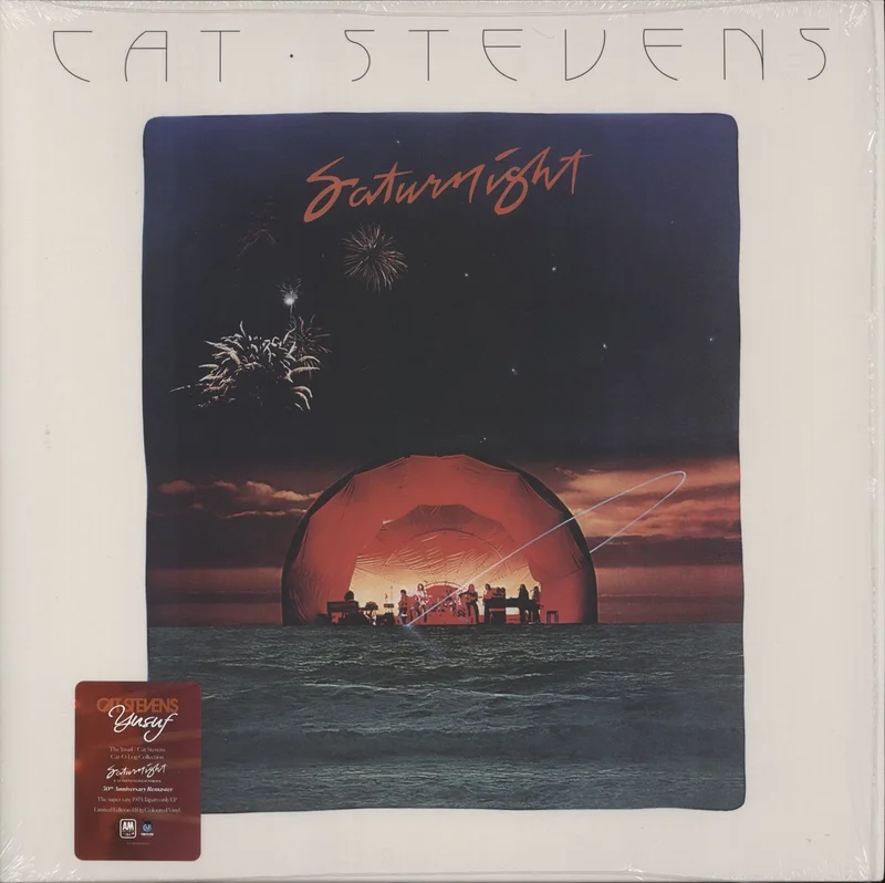 Cat Stevens Saturnight | Live In Tokyo - Lava Splatter Vinyl UK Vinyl LP