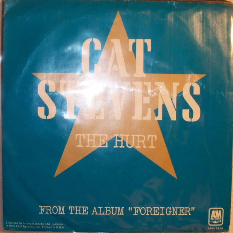 Cat Stevens - The Hurt (7", Single, Pit) (VG)3