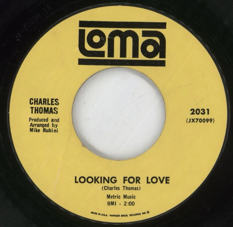 Charles Thomas Looking For Love / The Man With The Golden Touch US 7" vinyl