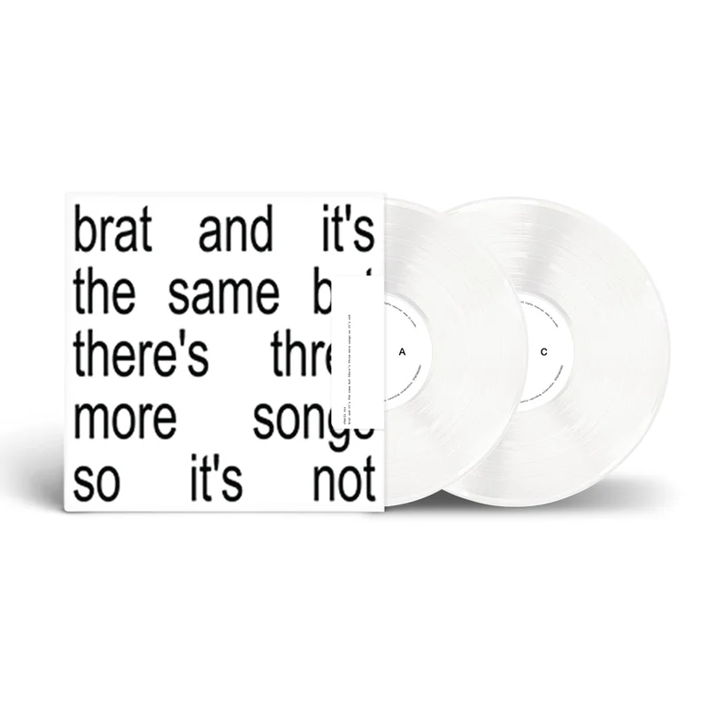 Charli XCX Brat and Its the Same But Theres Three More Songs So Its Not (Colored Vinyl, White) (2LP)