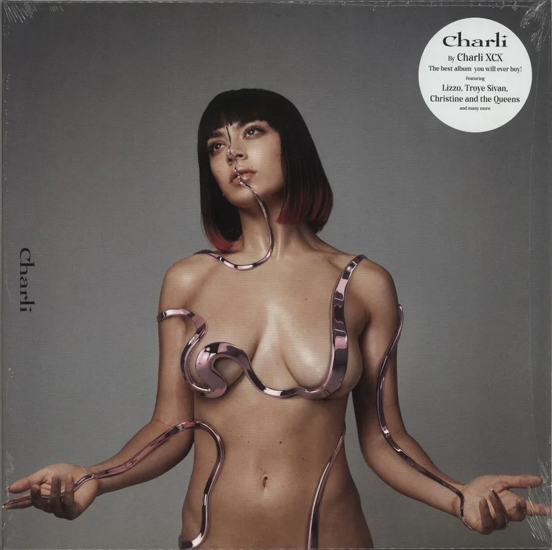 Charli XCX Charli - Clear Vinyl - Shrink UK 2-LP vinyl set