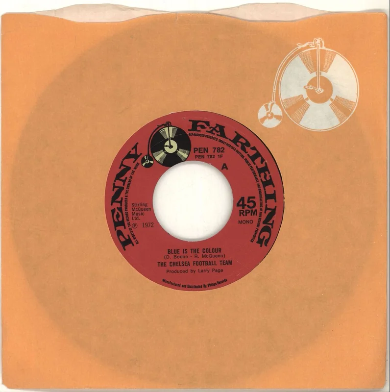 Chelsea FC Blue Is The Colour - Wide UK 7" vinyl