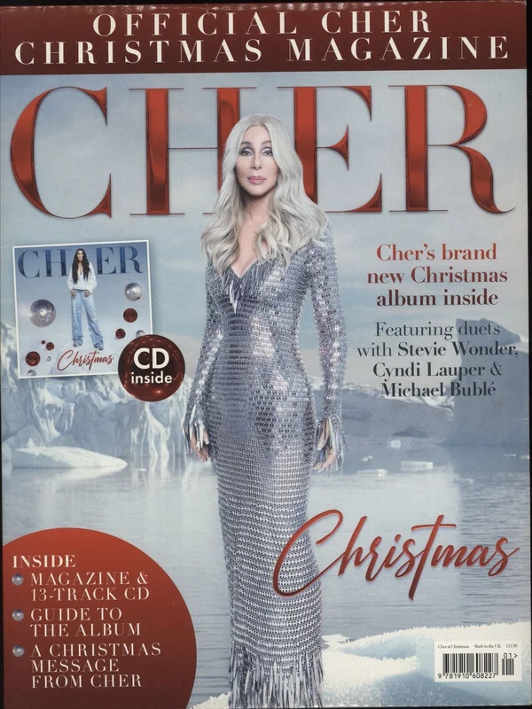 Cher Christmas + Magazine UK CD album