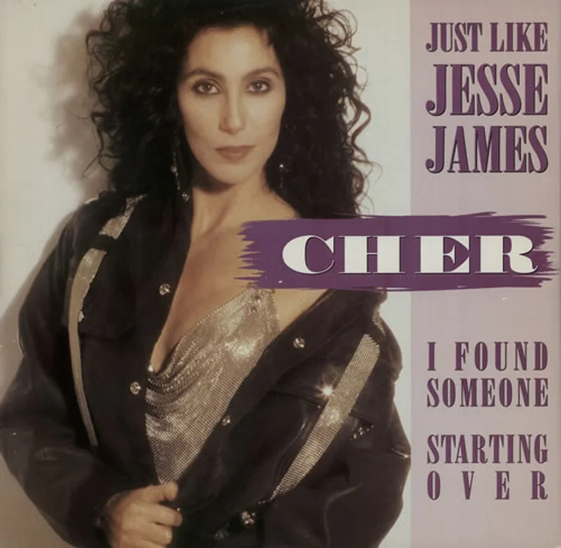 Cher Just Like Jesse James UK 12" vinyl