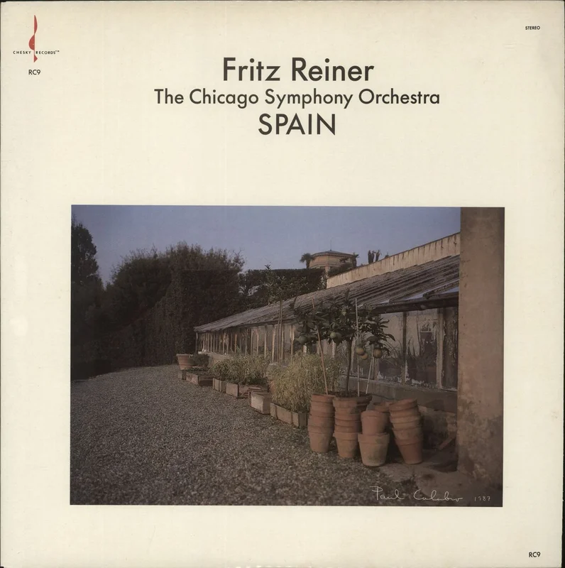 Chicago Symphony Orchestra Spain US Vinyl LP