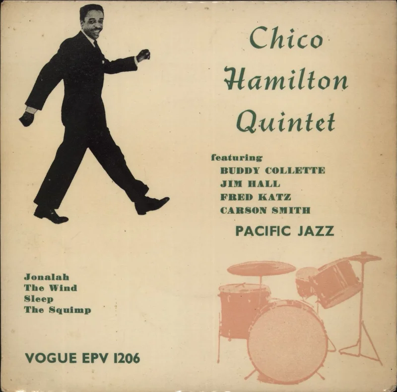 Chico Hamilton Pacific Jazz UK 7" vinyl