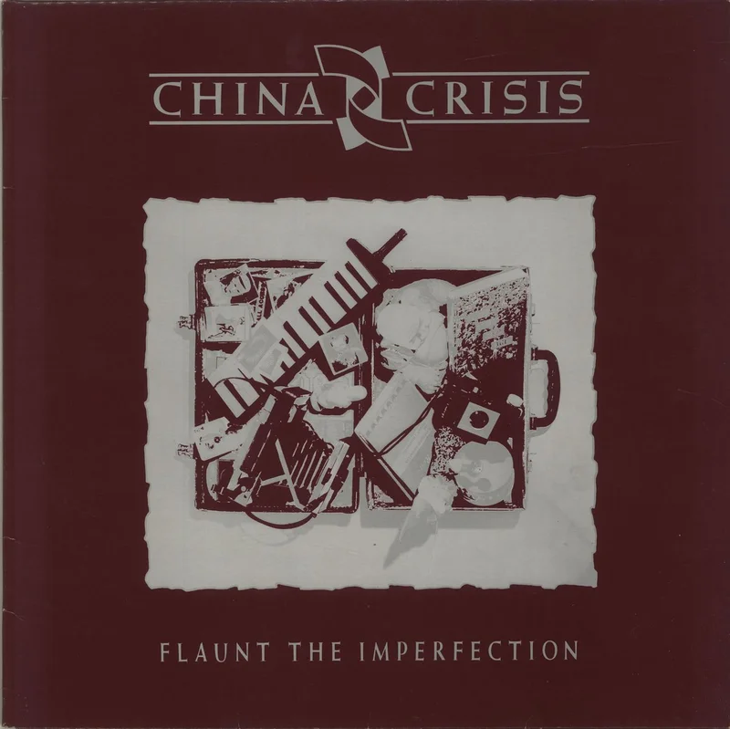 China Crisis Flaunt The Imperfection - Red P/S UK Vinyl LP