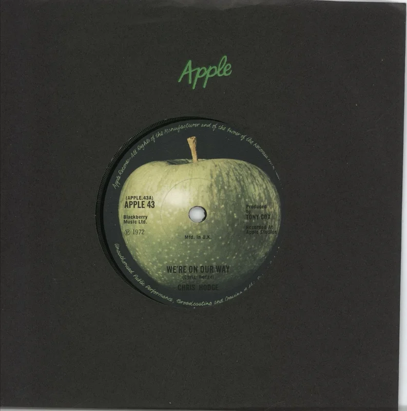 Chris Hodge We're On Our Way UK 7" vinyl