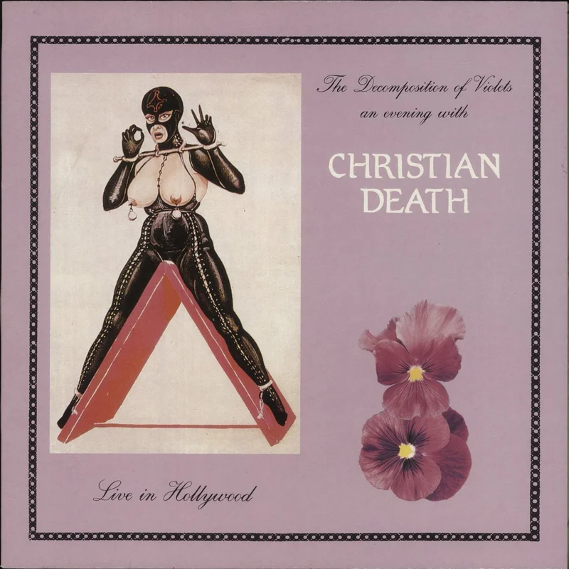 Christian Death The Decomposition Of Violets - Live In Hollywood Italian Vinyl LP