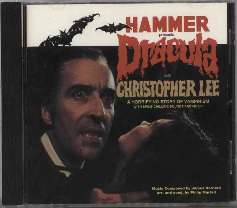 Christopher Lee Hammer Presents Dracula UK CD album