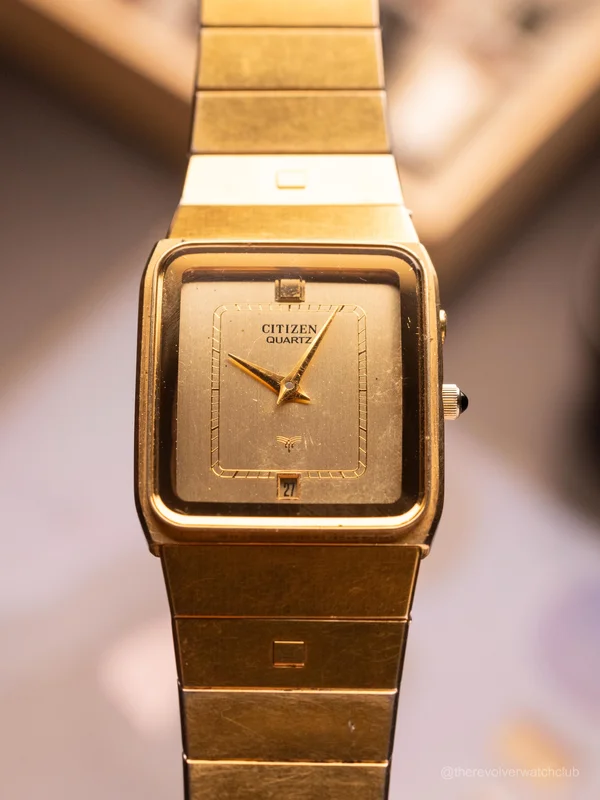 Citizen Tank Alarm Melody Super Rare (Ref. 3450 340108 TA) (27mm; Quartz)