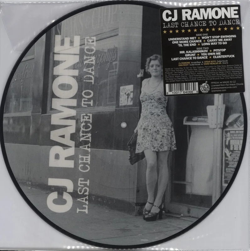 CJ Ramone Last Chance To Dance US Picture disc LP